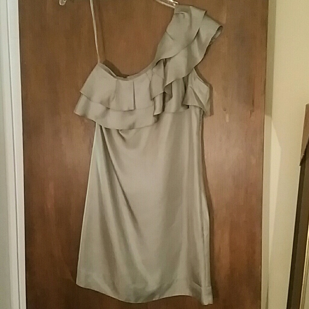 Banana Republic Tan Dress 6 petite